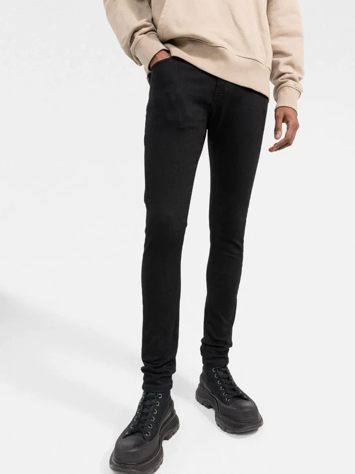 REPRESENT Essential Denim Jeans Black - MAISONDEFASHION.COM