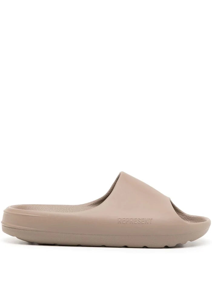 REPRESENT EVA Sliders Mushroom Brown - MAISONDEFASHION.COM