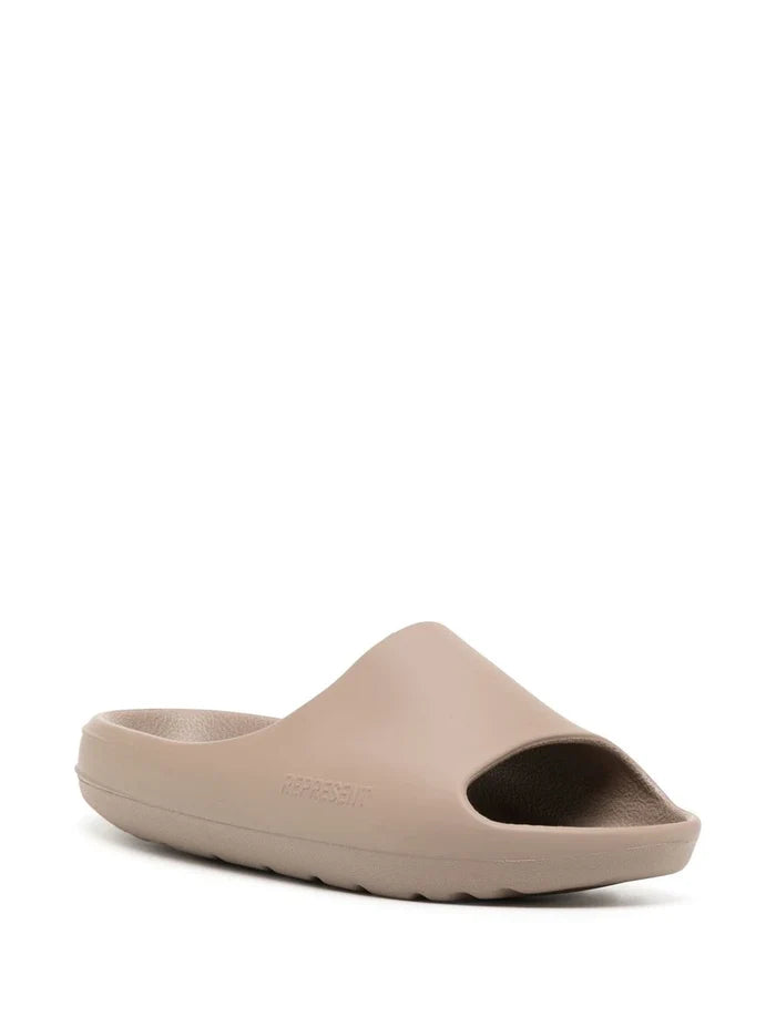 REPRESENT EVA Sliders Mushroom Brown - MAISONDEFASHION.COM