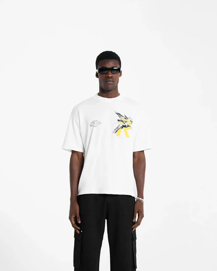 REPRESENT Giants T-Shirt Flat White - MAISONDEFASHION.COM