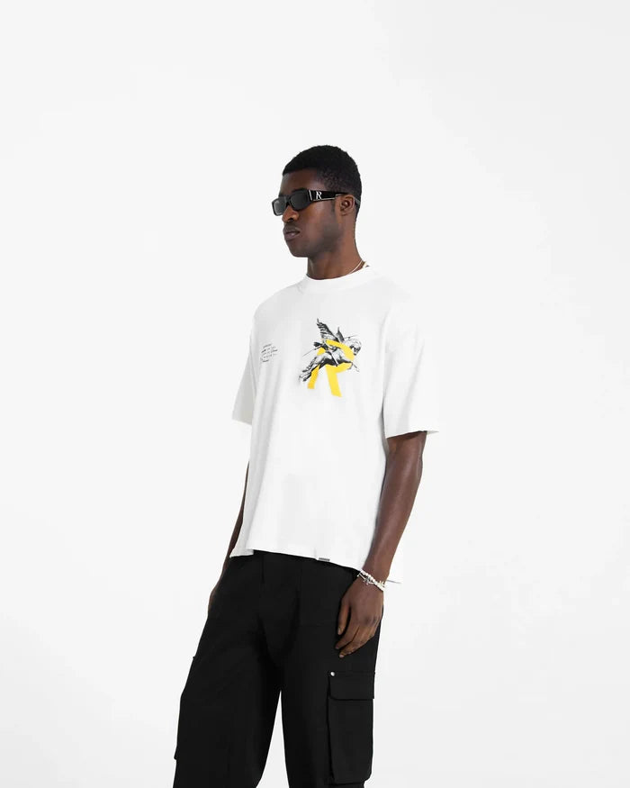 REPRESENT Giants T-Shirt Flat White - MAISONDEFASHION.COM