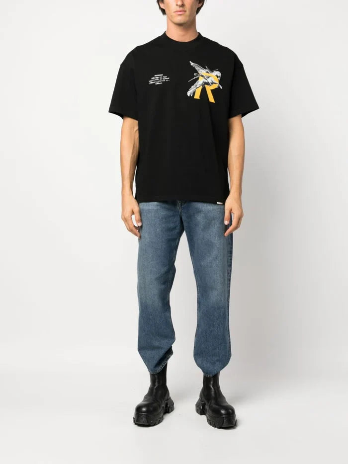 REPRESENT Giants T-Shirt Jet Black - MAISONDEFASHION.COM