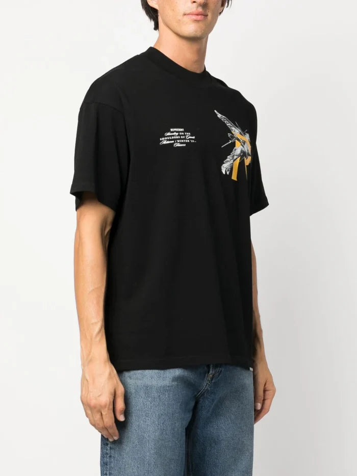 REPRESENT Giants T-Shirt Jet Black - MAISONDEFASHION.COM