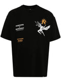 REPRESENT Icarus Graphic Cotton T-Shirt Jet Black - MAISONDEFASHION.COM