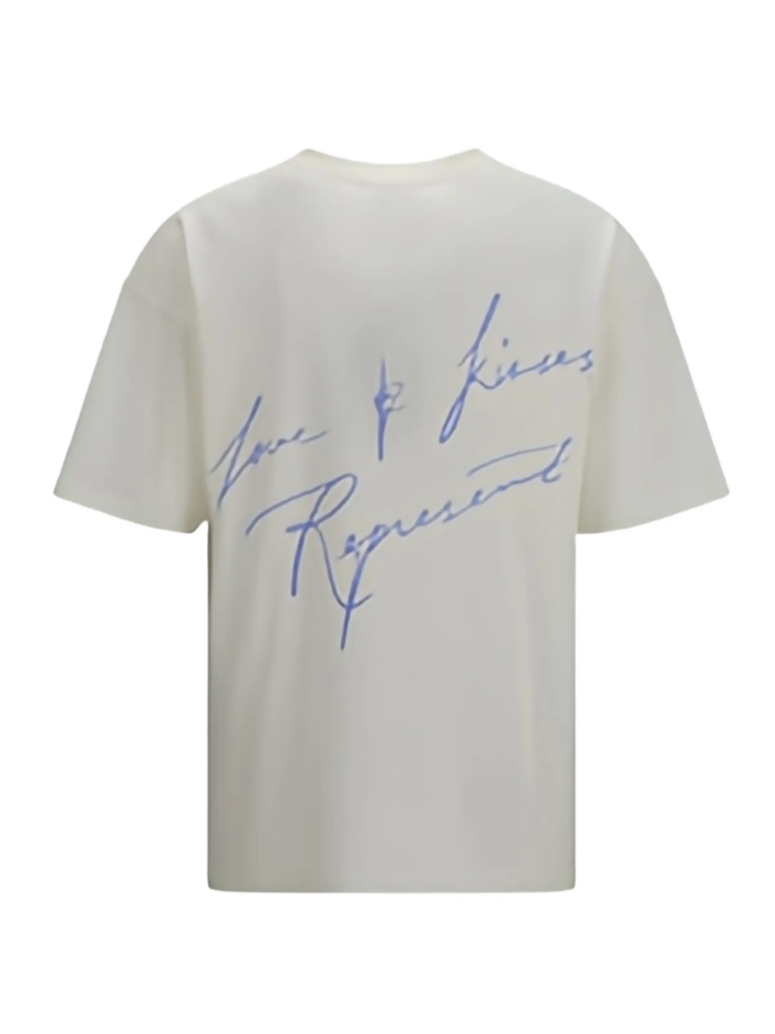 REPRESENT Love And Kisses T-Shirt Flat White
