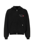 REPRESENT Love And Kisses Zip-Through Hoodie Jet Black
