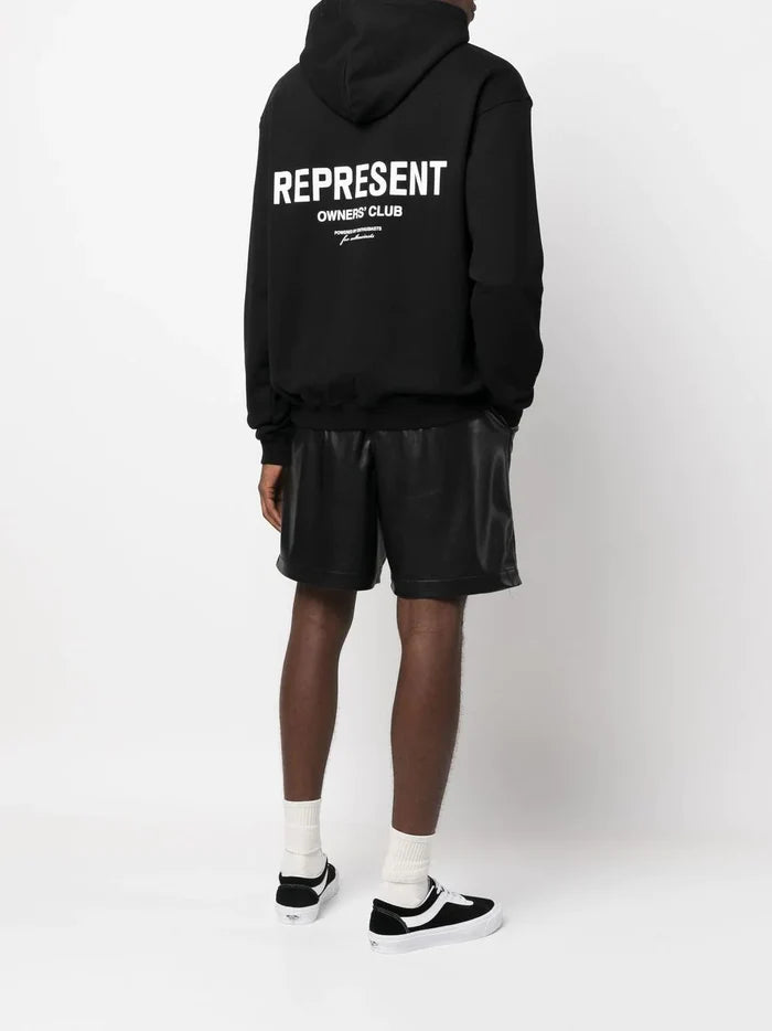 REPRESENT Owners Club Hoodie Black - MAISONDEFASHION.COM