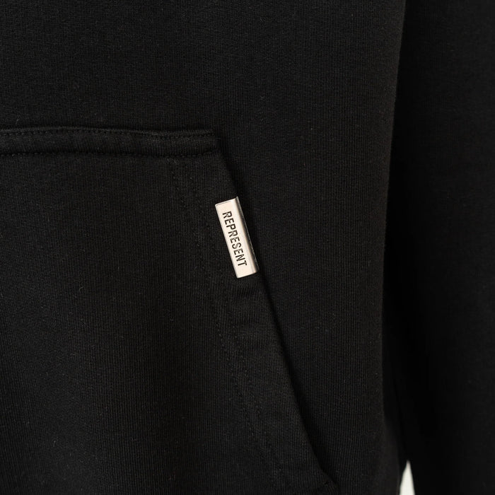 REPRESENT Owners Club Hoodie Black/Reflective - MAISONDEFASHION.COM