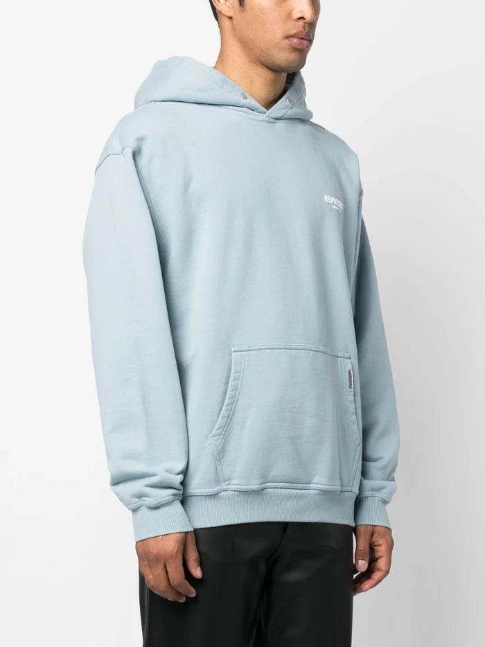 REPRESENT Owners Club Hoodie Powder Blue - MAISONDEFASHION.COM