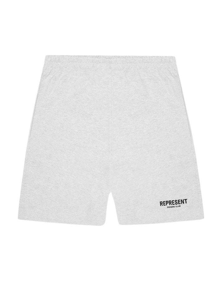 REPRESENT Owners Club Shorts Ash Grey/Black - MAISONDEFASHION.COM