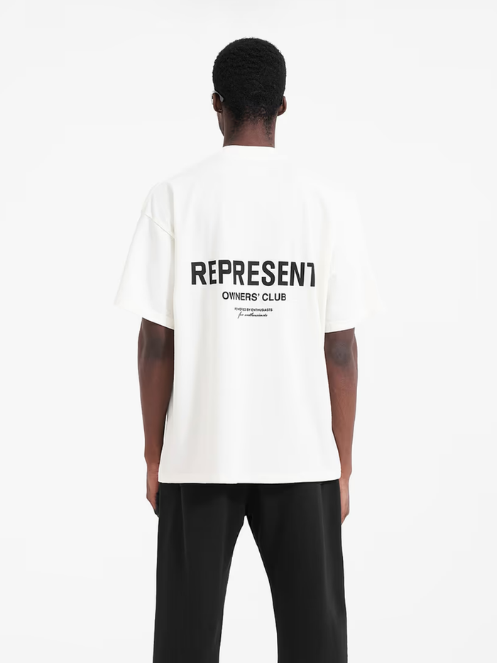 REPRESENT Owners Club Sweat Pants Black - MAISONDEFASHION.COM