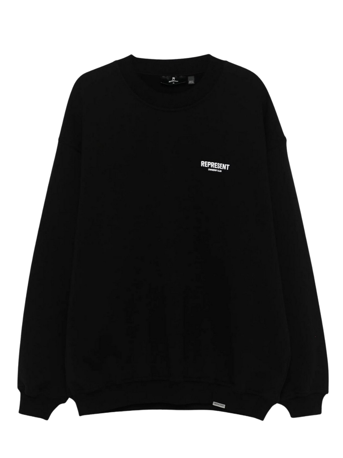 REPRESENT Owners Club Sweater Black - MAISONDEFASHION.COM