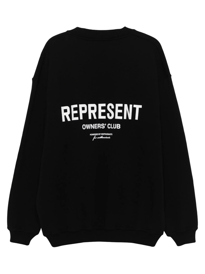 REPRESENT Owners Club Sweater Black - MAISONDEFASHION.COM