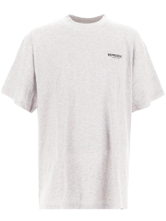 REPRESENT Owners Club T-Shirt Ash Grey/Black - MAISONDEFASHION.COM