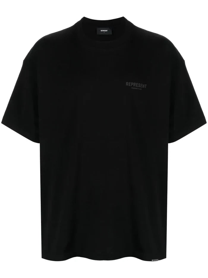 REPRESENT Owners Club T-Shirt Black/Reflective - MAISONDEFASHION.COM