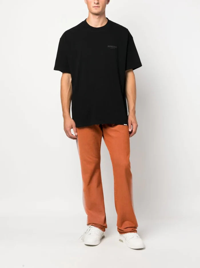REPRESENT Owners Club T-Shirt Black/Reflective - MAISONDEFASHION.COM