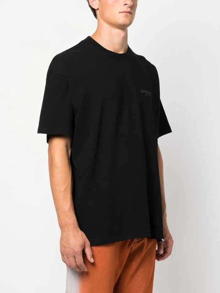 REPRESENT Owners Club T-Shirt Black/Reflective - MAISONDEFASHION.COM
