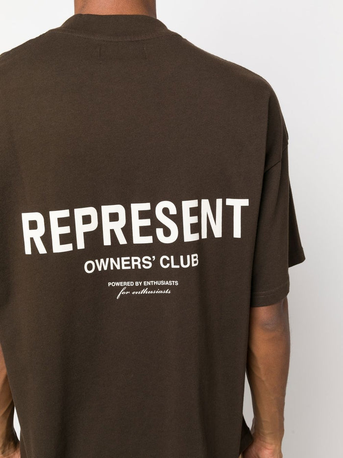 REPRESENT Owners Club T-Shirt Brown - MAISONDEFASHION.COM