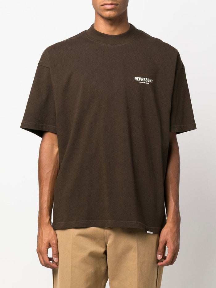 REPRESENT Owners Club T-Shirt Brown - MAISONDEFASHION.COM
