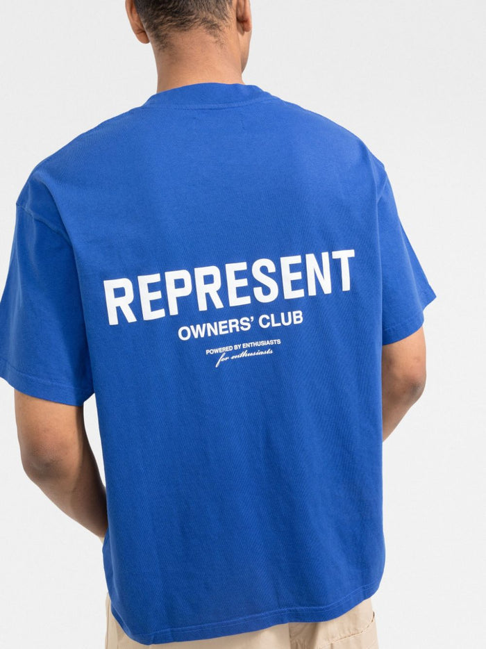 REPRESENT Owners Club T-Shirt Cobalt - MAISONDEFASHION.COM