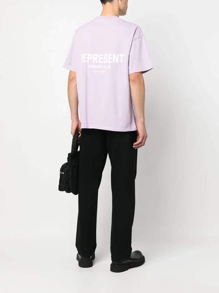 REPRESENT Owners Club T-Shirt Pastel Lilac - MAISONDEFASHION.COM