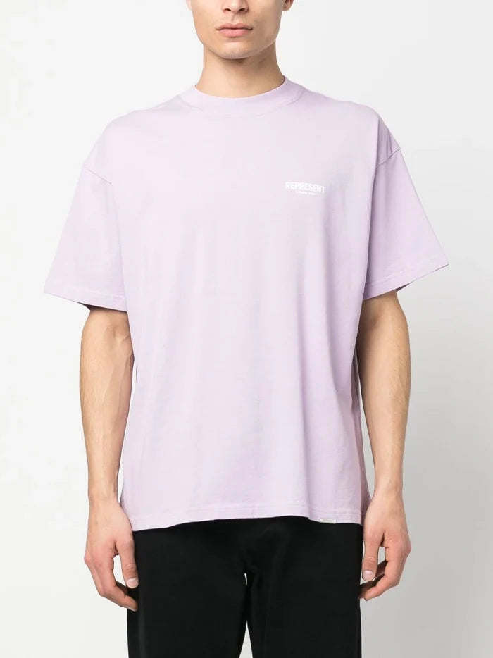 REPRESENT Owners Club T-Shirt Pastel Lilac - MAISONDEFASHION.COM