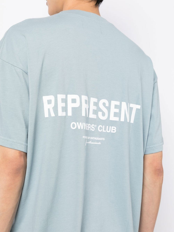 REPRESENT Owners Club T-Shirt Powder Blue - MAISONDEFASHION.COM
