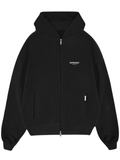 REPRESENT Owners Club Zip Hoodie Black - MAISONDEFASHION.COM
