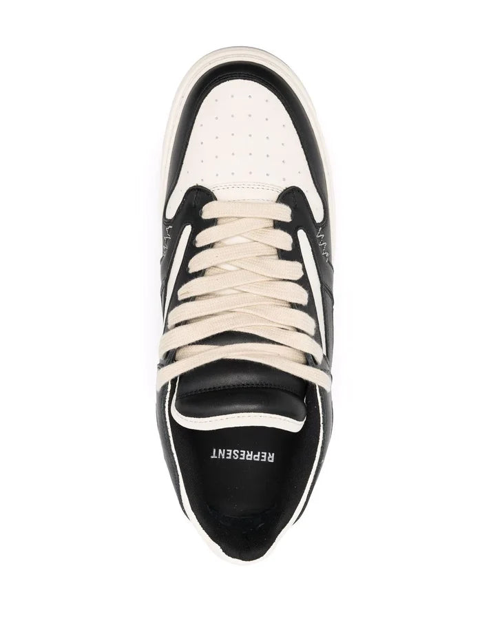 REPRESENT Reptor Low Black/Vintage White - MAISONDEFASHION.COM