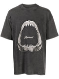 REPRESENT Shark Jaws T-Shirt Vintage Grey - MAISONDEFASHION.COM