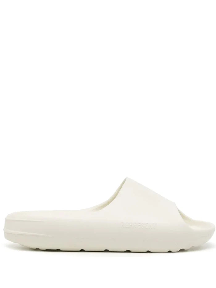 REPRESENT Sliders Flat White - MAISONDEFASHION.COM