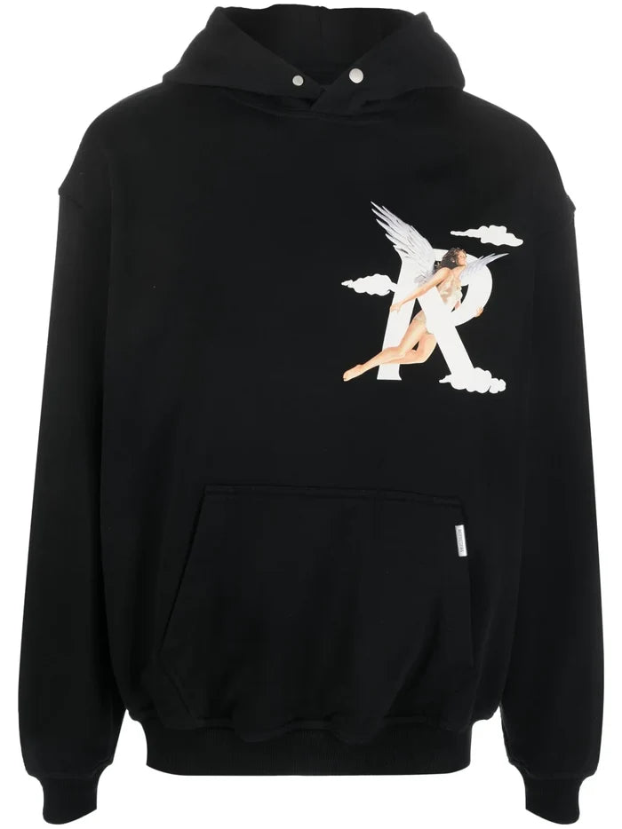 REPRESENT Storms In Heaven Hoodie Black - MAISONDEFASHION.COM