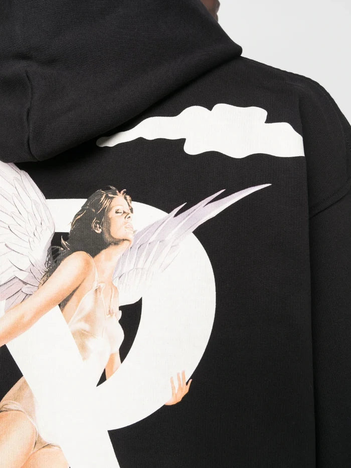REPRESENT Storms In Heaven Hoodie Black - MAISONDEFASHION.COM