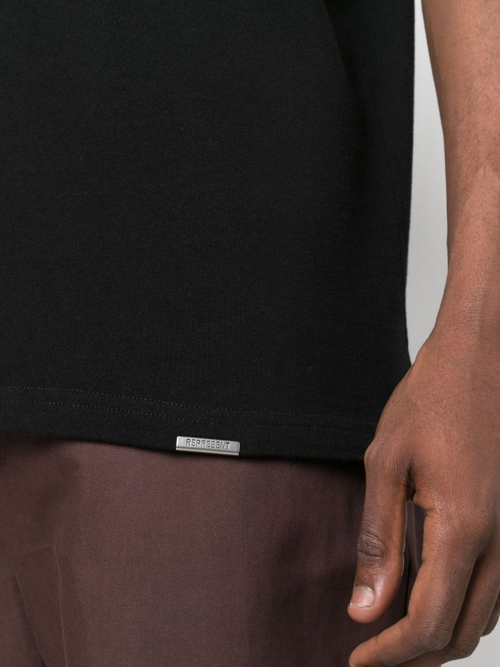 REPRESENT Storms in Heaven T-Shirt Jet Black - MAISONDEFASHION.COM