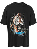 REPRESENT Welcome To The The Jungle T-Shirt Off Black - MAISONDEFASHION.COM