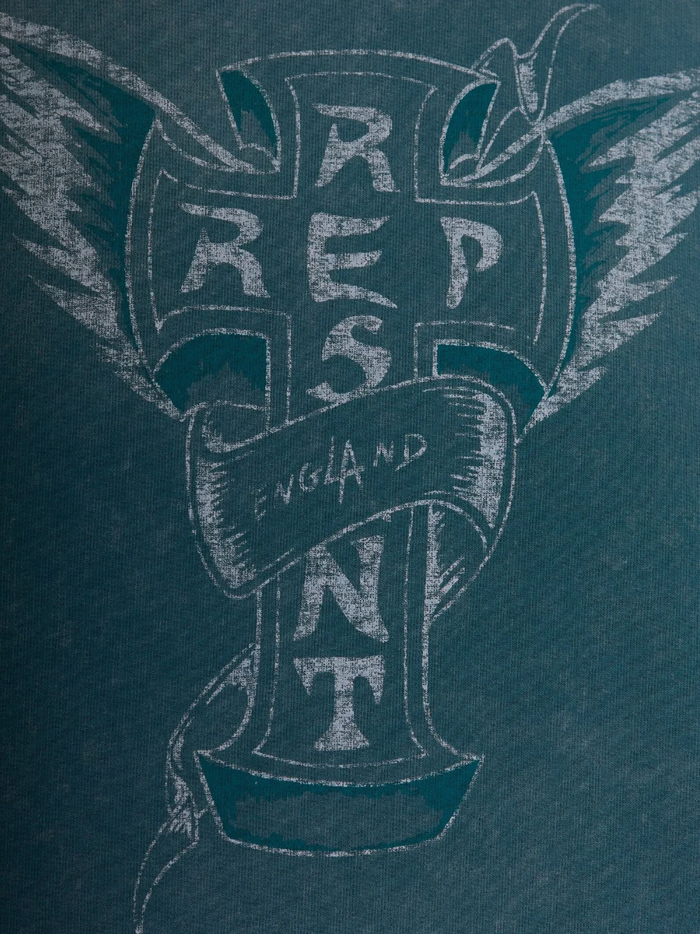 REPRESENT Westside Hoodie Smoked Teal