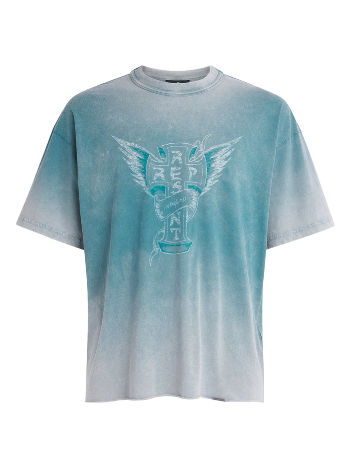 REPRESENT Westside T-Shirt Smoked Teal