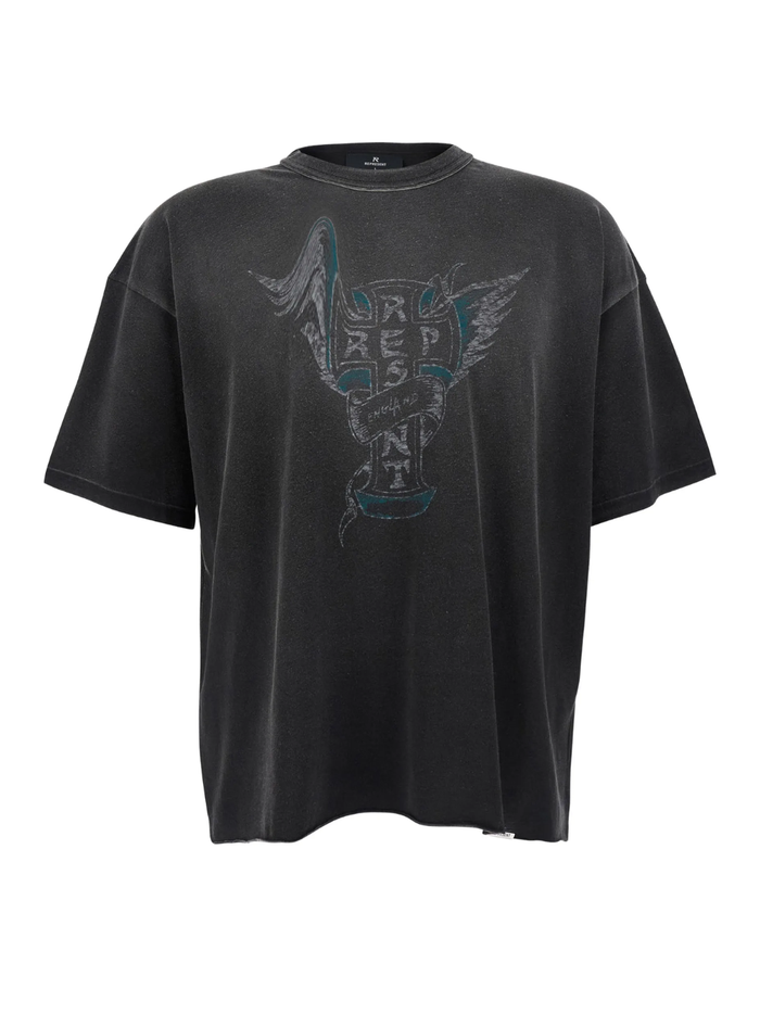 REPRESENT Westside T-Shirt Stained Black