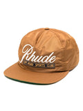 RHUDE MEN Sports Club Nylon Hat Camel - MAISONDEFASHION.COM
