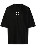 RICK OWENS DRKSHDW Eyelet Tommy T T-Shirt Black - MAISONDEFASHION.COM