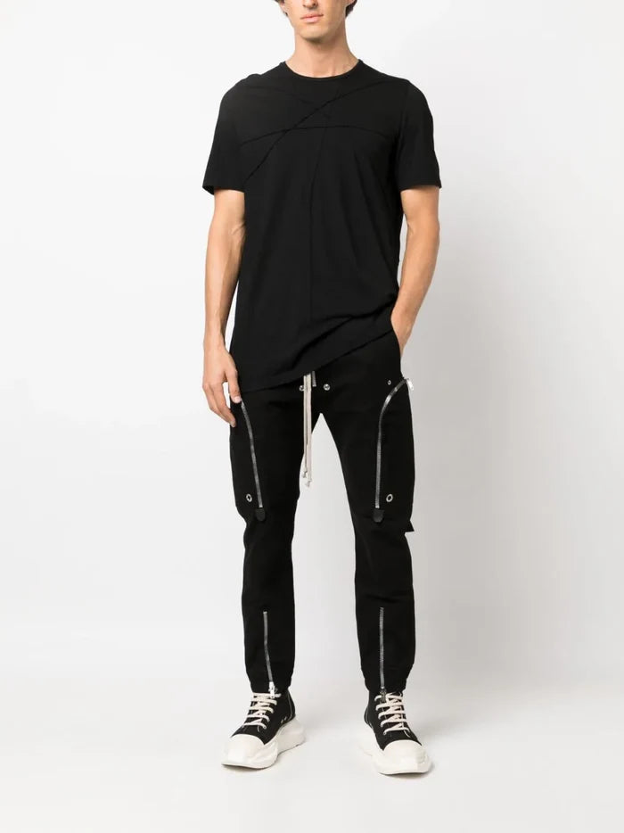 RICK OWENS DRKSHDW Level Knit T-Shirt Black - MAISONDEFASHION.COM