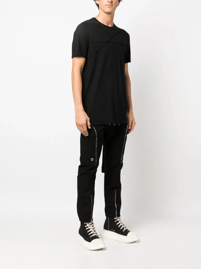RICK OWENS DRKSHDW Level Knit T-Shirt Black - MAISONDEFASHION.COM