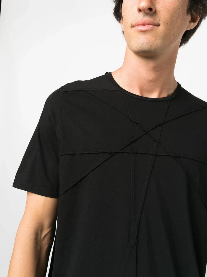 RICK OWENS DRKSHDW Level Knit T-Shirt Black - MAISONDEFASHION.COM