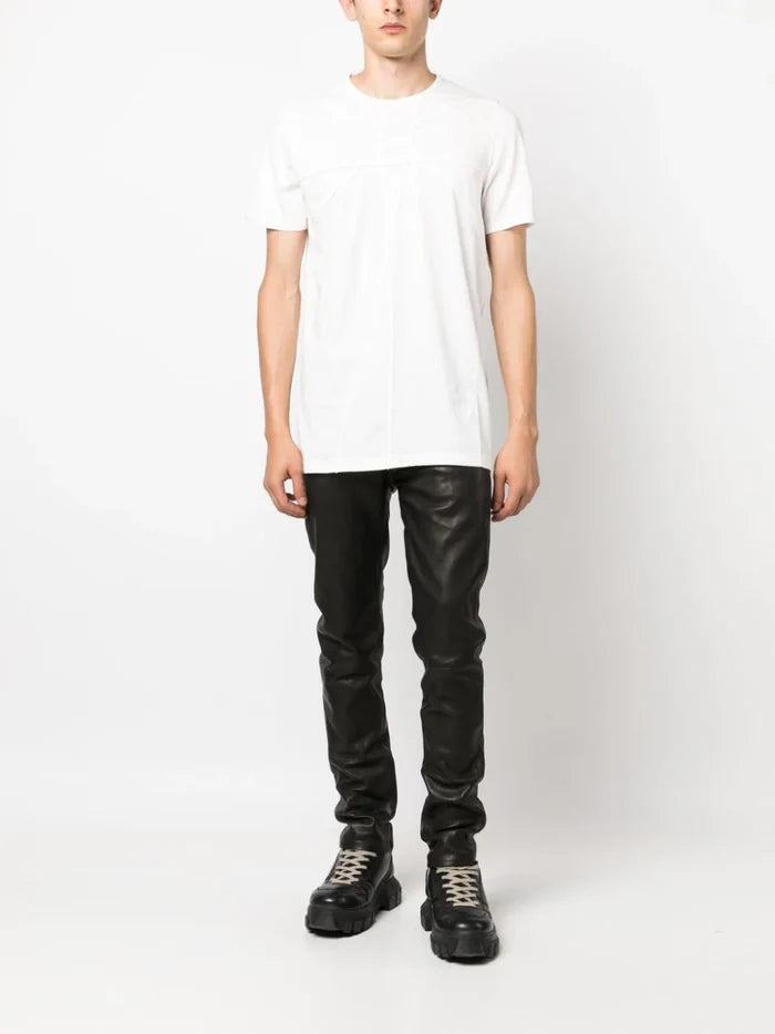 RICK OWENS DRKSHDW Level Knit T-Shirt Milk - MAISONDEFASHION.COM