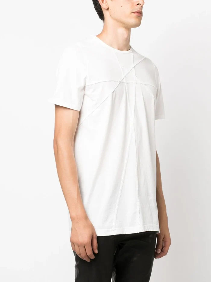 RICK OWENS DRKSHDW Level Knit T-Shirt Milk - MAISONDEFASHION.COM