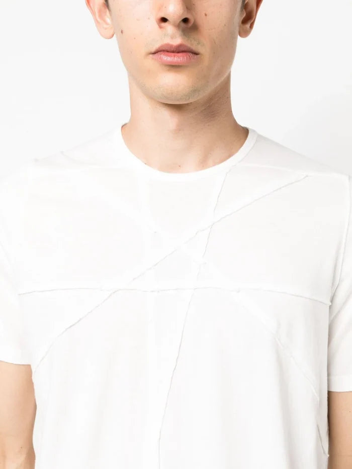RICK OWENS DRKSHDW Level Knit T-Shirt Milk - MAISONDEFASHION.COM