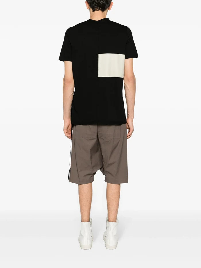 RICK OWENS DRKSHDW Level T Organic Cotton T-Shirt Black - MAISONDEFASHION.COM