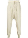 RICK OWENS DRKSHDW Prisoner Knit Pants Pearl White - MAISONDEFASHION.COM