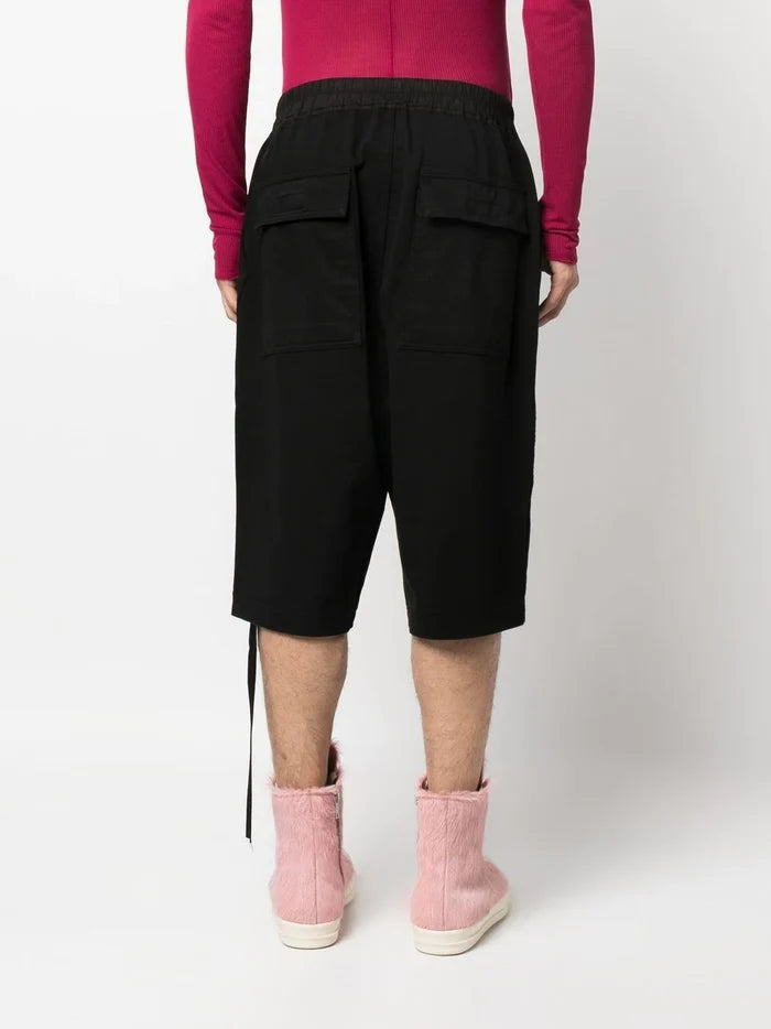 RICK OWENS DRKSHDW Rick's Bela Shorts Black - MAISONDEFASHION.COM