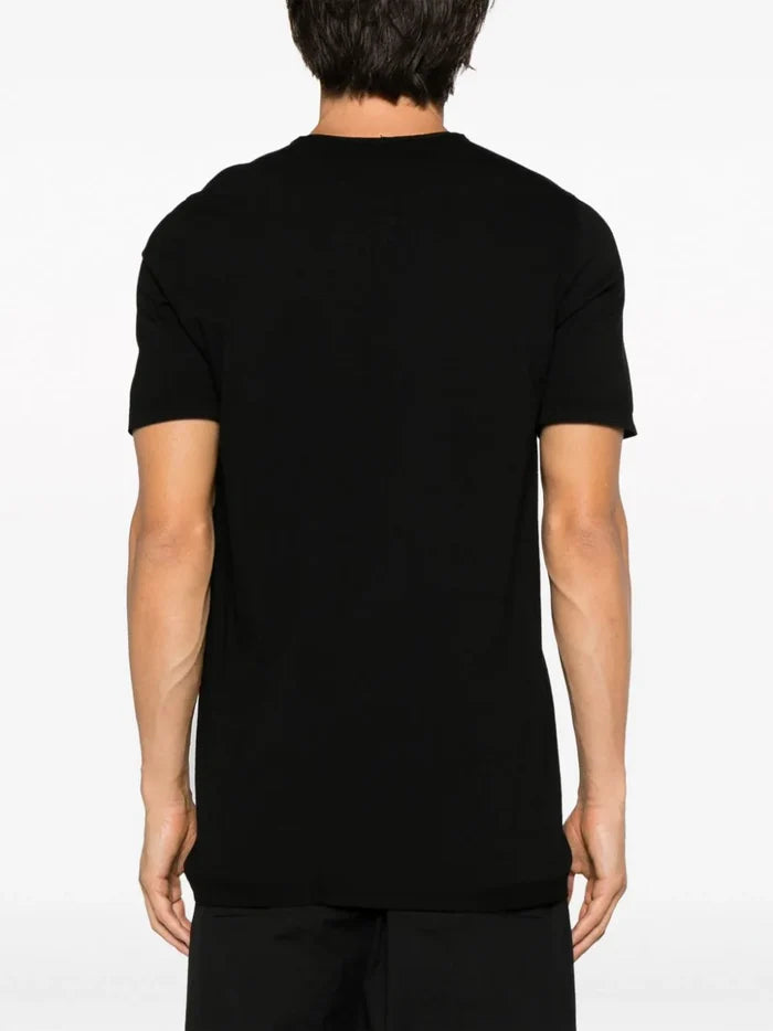 RICK OWENS DRKSHDW MEN Knit Level T-Shirt Black - MAISONDEFASHION.COM